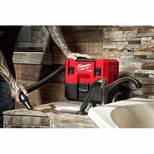 Wet/Dry Vacuum - Milwaukee M12 FUEL™ 1.6 Gallon Wet/Dry Vacuum, 0960-20