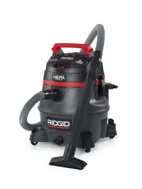 Wet/Dry Vacuum - Ridgid RV2400HF 14 Gallon with Certified HEPA Filtration Portable 50368