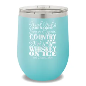 Whiskey On Ice 12oz Stemless Wine Cup