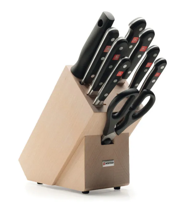 Wüsthof Classic Knife Block Set 10 Piece